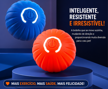 Bola Interativa Inteligente para Cachorros e Gatos |  Anti Tédio Recarregável USB