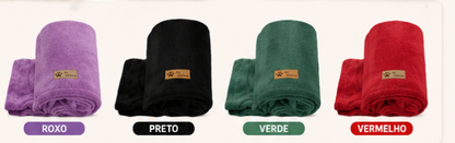 Manta Pet Quentinha 1,00x1,10m para Cães e Gatos | Cobertor Macio Premium para Inverno